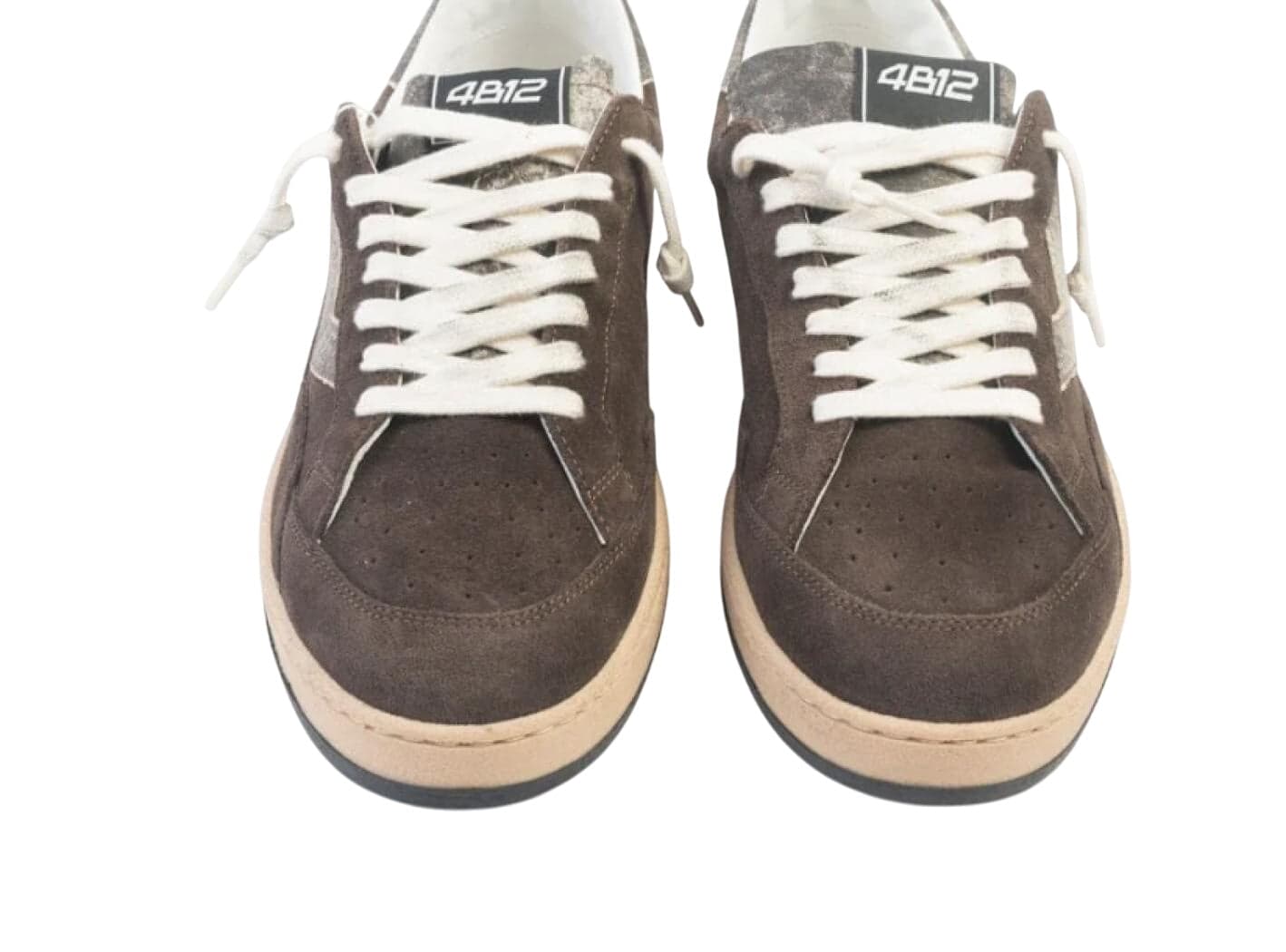 4B12 Sneakers In Pelle Uomo PLAYNEW u127 Brown da uomo in Sneaker casual Drestige - Casamassima, commercioVirtuoso.it