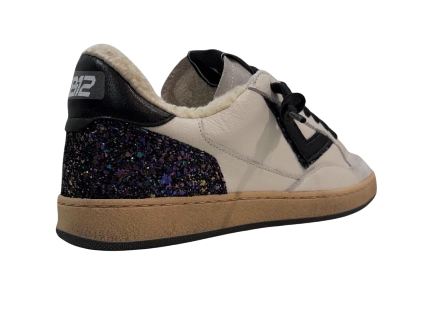 4B12 Sneakers In Pelle Donna Playnew Black White da donna in Sneaker casual Drestige - Casamassima, commercioVirtuoso.it