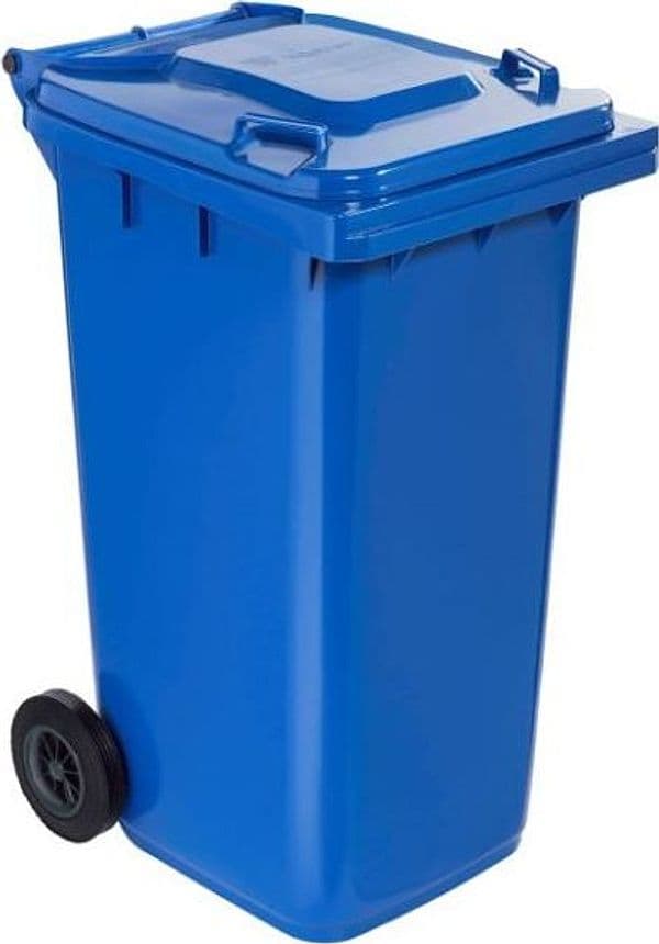 Bidone Quadro Nettezza Urbana Con Ruote Lt.120 Cm.57X47,5X95H. Blu Xtra in Sistemi di contenitori per raccolta differenziata BricoGo - Marano di Napoli, commercioVirtuoso.it