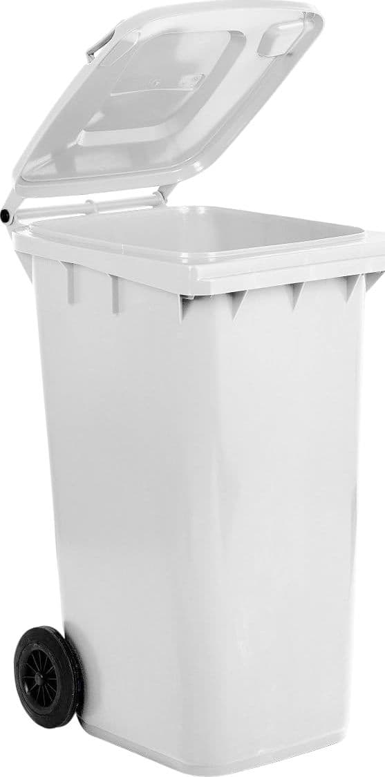 Bidone Quadro Nettezza Urbana Con Ruote Lt.120 Cm.48X57X95H. Bianco Ics in Pattumiere da cucina BricoGo - Marano di Napoli, commercioVirtuoso.it