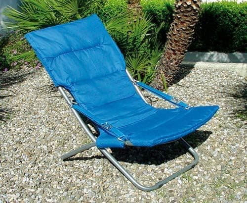 Tata Linda Sdraio Pieghevole Capri Cm. 83X50X93 H Col. Blu in Lettini BricoGo - Marano di Napoli, commercioVirtuoso.it