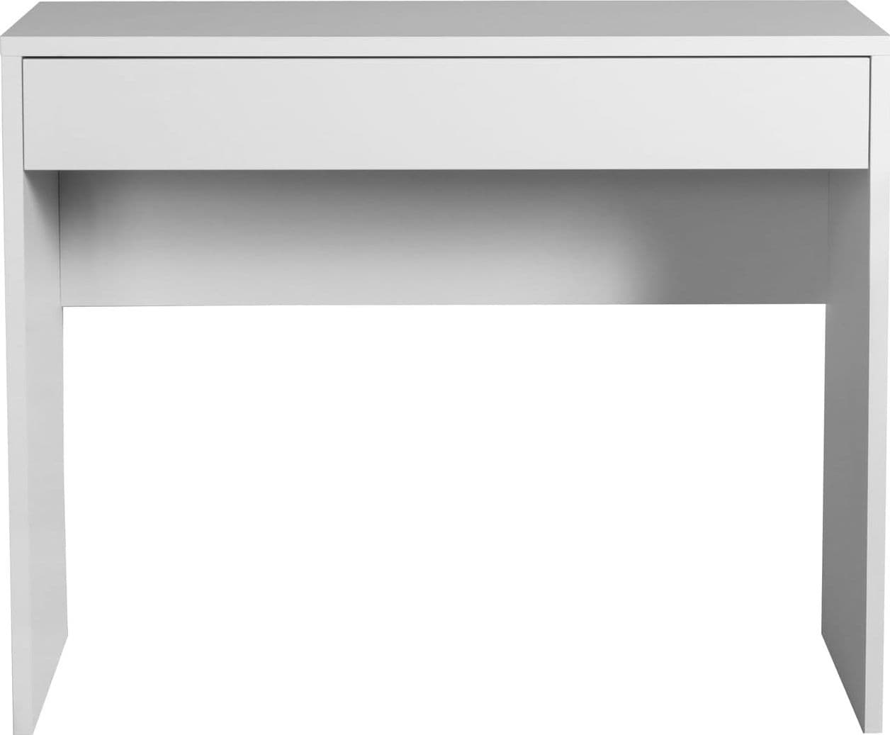 Scrivania Con Cassetto Linea 'Espresso' Cm. 100 X 40,5 X H.81,4 - Laccato Bianco - Composad in Scrivanie BricoGo - Marano di Napoli, commercioVirtuoso.it