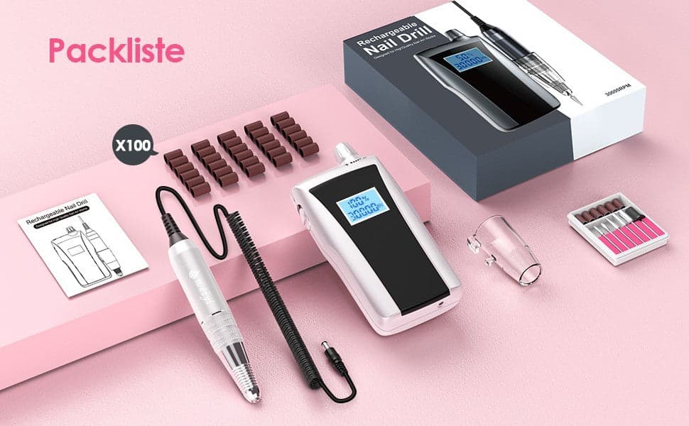 Trapano elettrico per unghie - Lima per unghie professionale da 30000 giri/min in Frese per unghie CL Store - Battipaglia, commercioVirtuoso.it