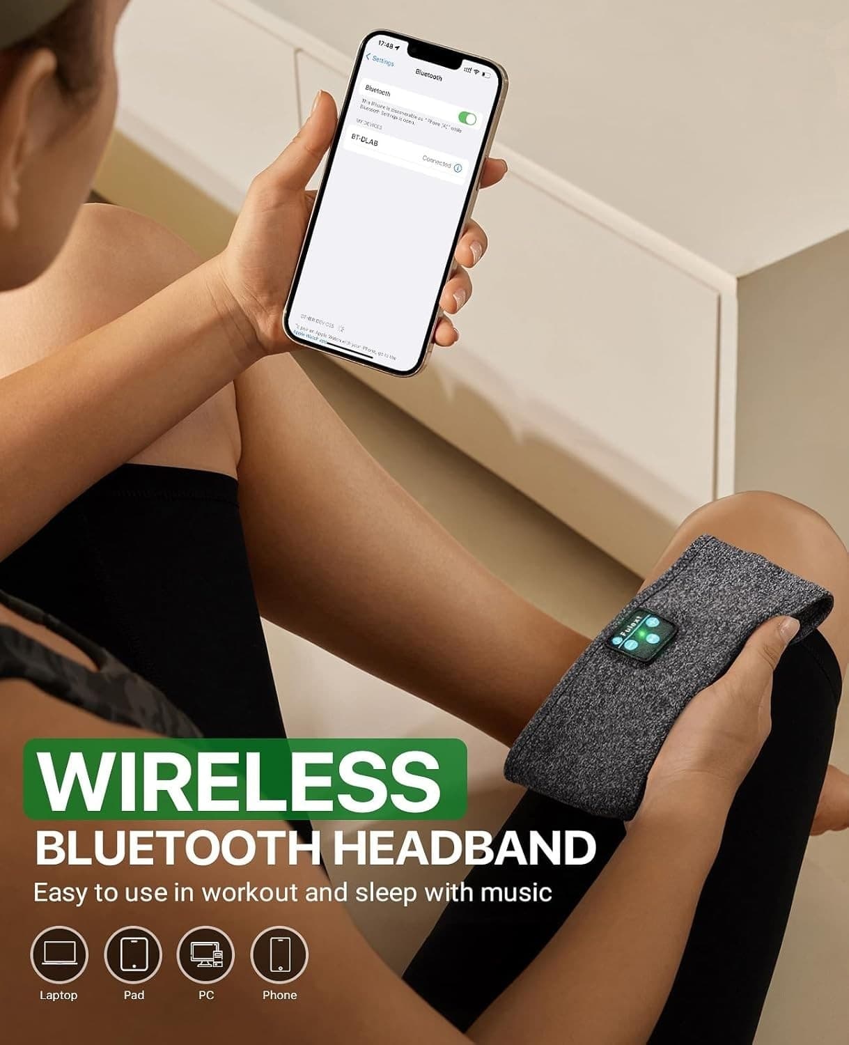 Cuffie Bluetooth auricolari dormienti Cuffie per dormire Bluetooth, morbide elas in Cuffie In-Ear CL Store - Battipaglia, commercioVirtuoso.it