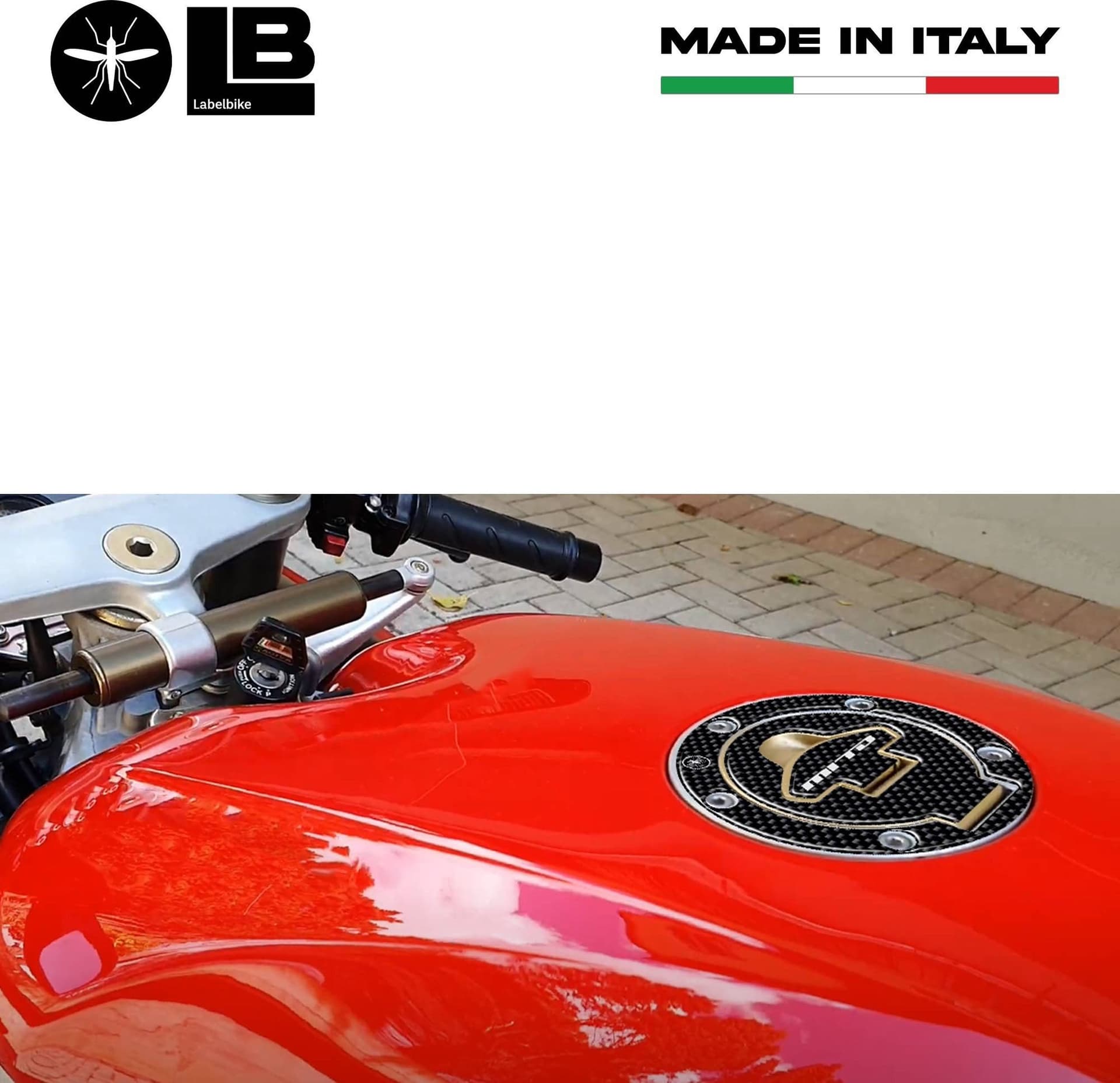ADESIVO RESINA 3D PROTEZIONE TAPPO SERBATOIO compatibile per MOTO CAGIVA MITO in Paraserbatoio LabelBike - Bibbiano, commercioVirtuoso.it
