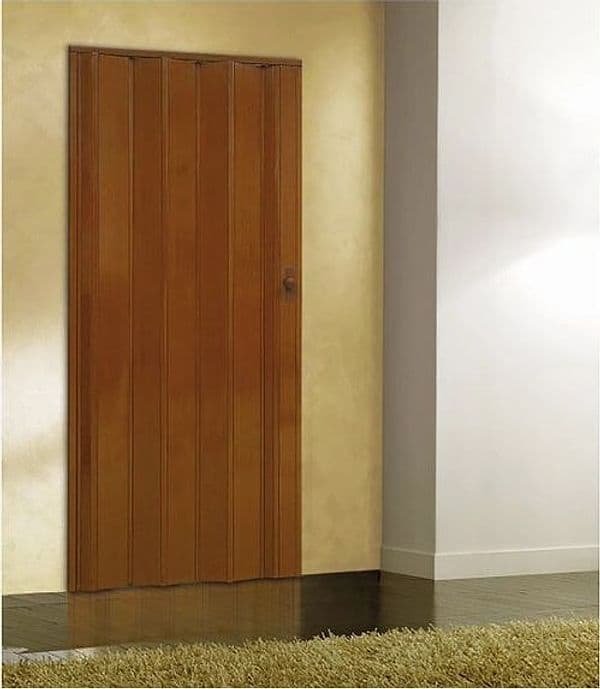 Porta A Soffietto Effetto Legno 82X214 Cm - Col. Noce in Porte a soffietto BricoGo - Marano di Napoli, commercioVirtuoso.it