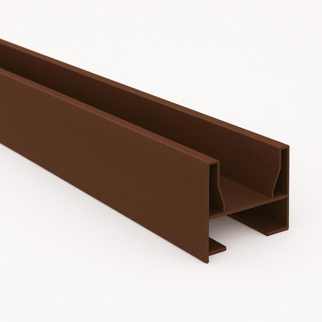 Guida Superiore per Porta a Soffietto 150 cm Noce Pinto