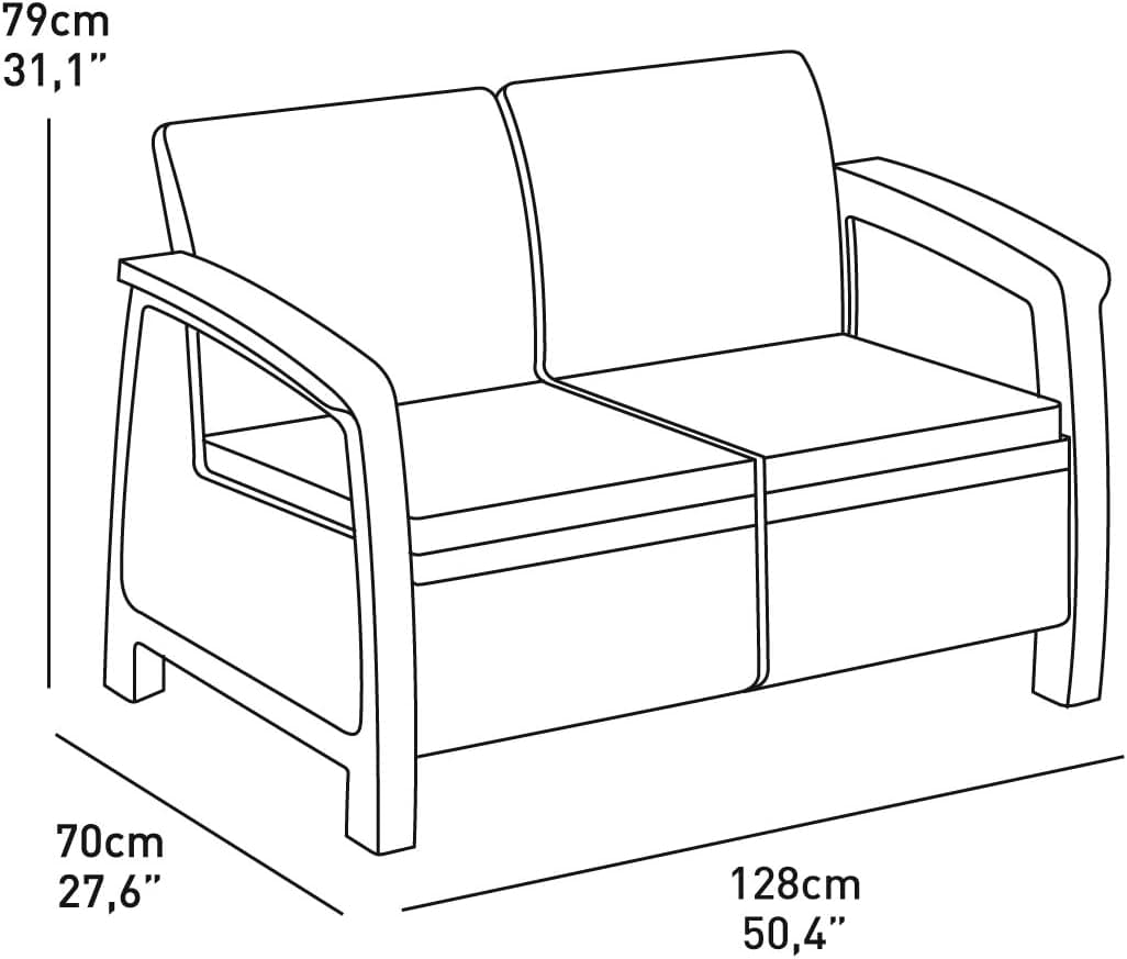 Set Lounge Da Giardino In Polipropilene Effetto Rattan Bianco Con Poltrone Divano Tavolino E Cuscini Keter in Divanetti BricoGo - Marano di Napoli, commercioVirtuoso.it