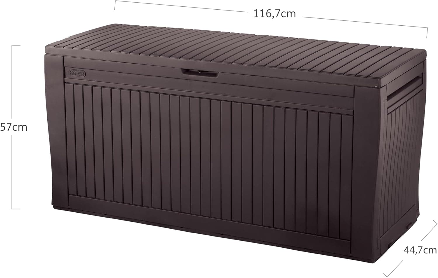 Baule Portatutto In Resina Effetto Legno Con Maniglie E Rotelle Comfy Keter in Bauli e contenitori BricoGo - Marano di Napoli, commercioVirtuoso.it