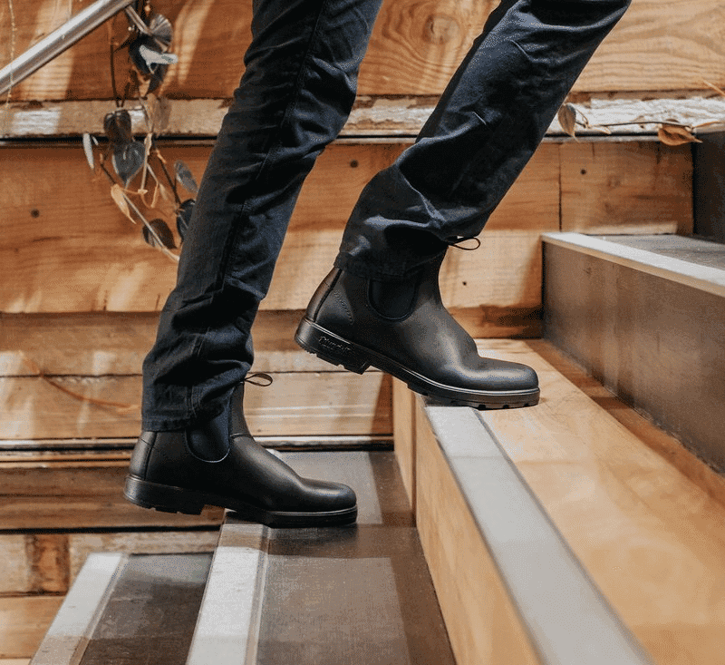 BLUNDSTONE Blundstone - Black Leather Neroblu 1917 da uomo in Stivali Drestige - Casamassima, commercioVirtuoso.it