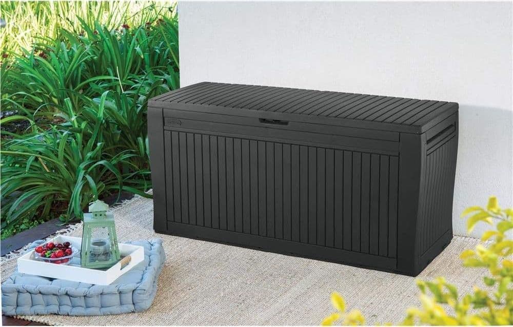 Baule Porta Attrezzi Da Giardino Comfy In Resina Resistente Colore Grafite Keter in Bauli e contenitori BricoGo - Marano di Napoli, commercioVirtuoso.it