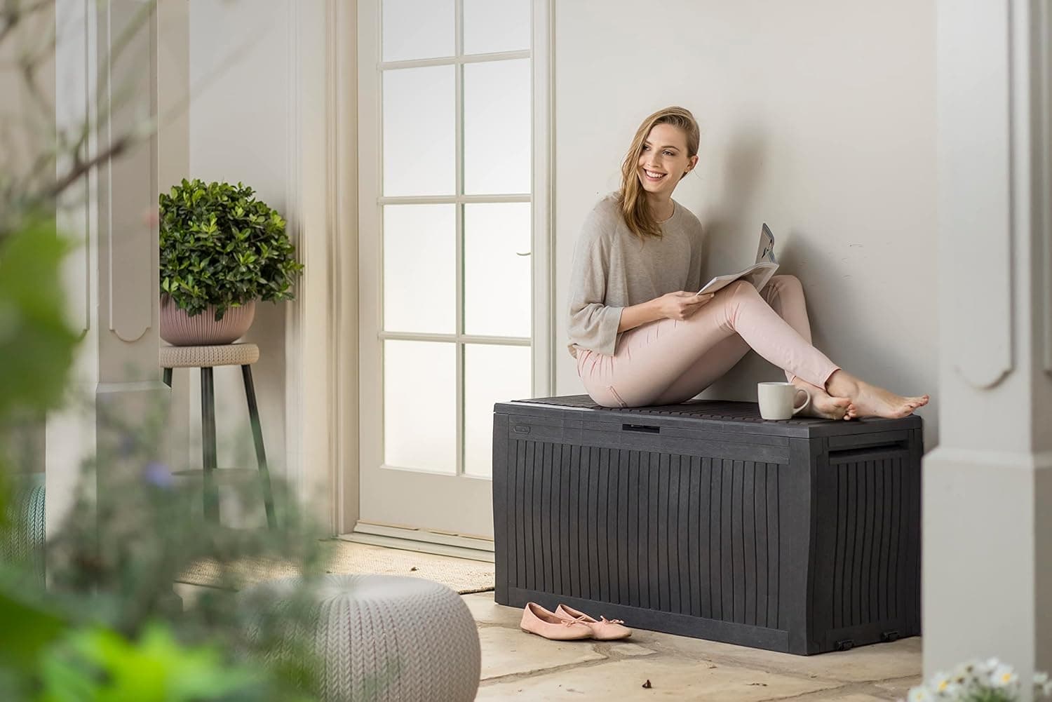 Baule Porta Attrezzi Da Giardino Comfy In Resina Resistente Colore Grafite Keter in Bauli e contenitori BricoGo - Marano di Napoli, commercioVirtuoso.it