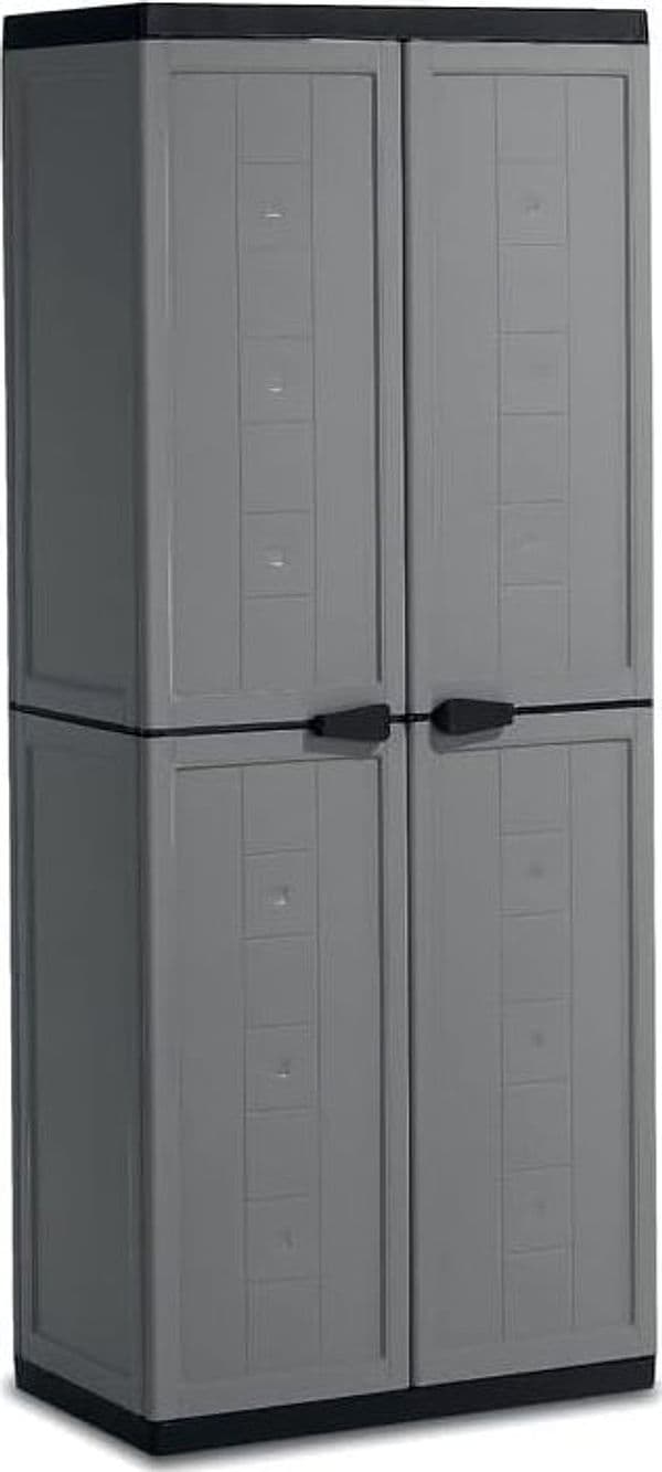 Armadio Tuttoppiani Jolly In Resina Con 3 Ripiani Regolabili Colore Grigio Keter in Armadietti e credenze BricoGo - Marano di Napoli, commercioVirtuoso.it