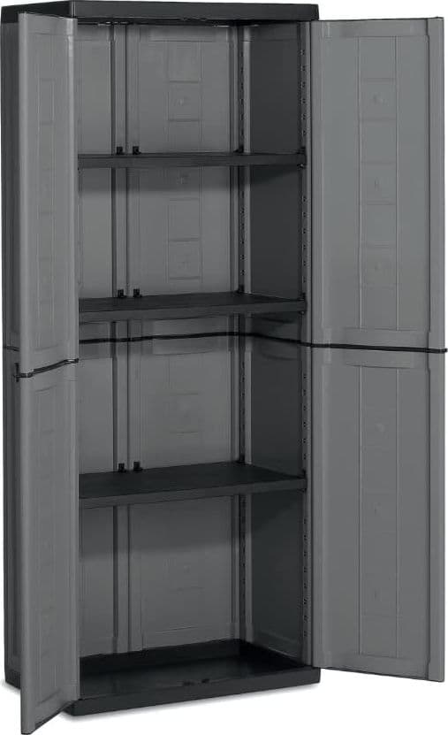 Armadio Tuttoppiani Jolly In Resina Con 3 Ripiani Regolabili Colore Grigio Keter in Armadietti e credenze BricoGo - Marano di Napoli, commercioVirtuoso.it