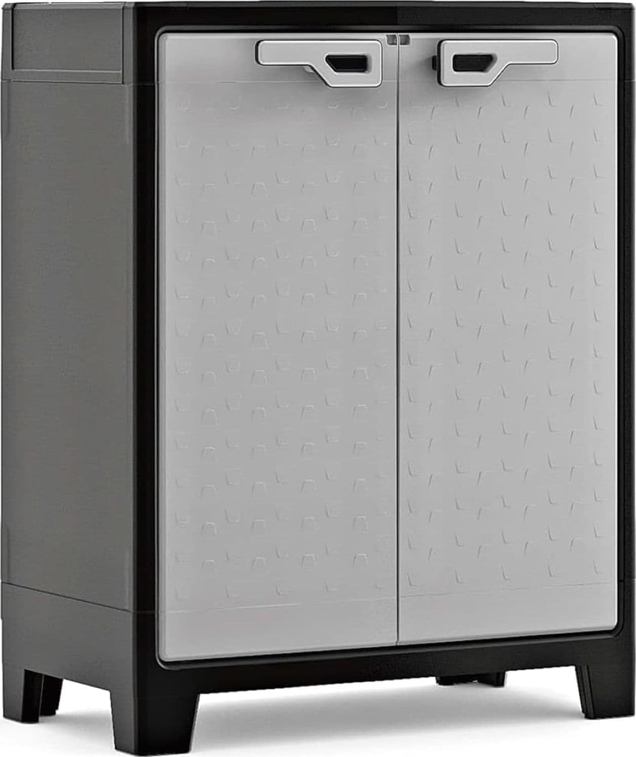 Armadio Basso Titan Xl In Resina Con 3 Ripiani Regolabili Colore Antracite Grigio Keter in Armadi BricoGo - Marano di Napoli, commercioVirtuoso.it