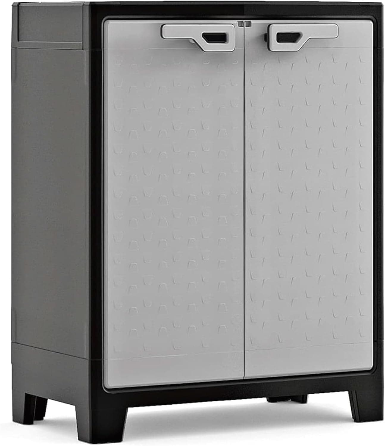 Armadio Basso Titan Xl In Resina Con 3 Ripiani Regolabili Colore Antracite Grigio Keter in Armadi BricoGo - Marano di Napoli, commercioVirtuoso.it
