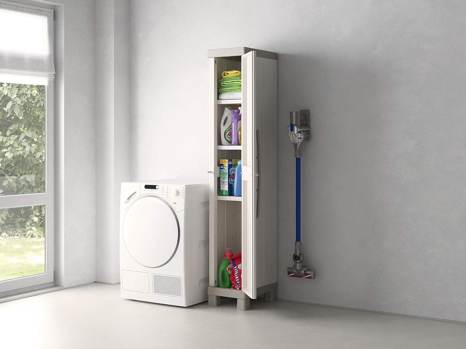 Armadio A 1 Anta Excellence In Resina Con 4 Ripiani Regolabili Keter in Armadietti e credenze BricoGo - Marano di Napoli, commercioVirtuoso.it