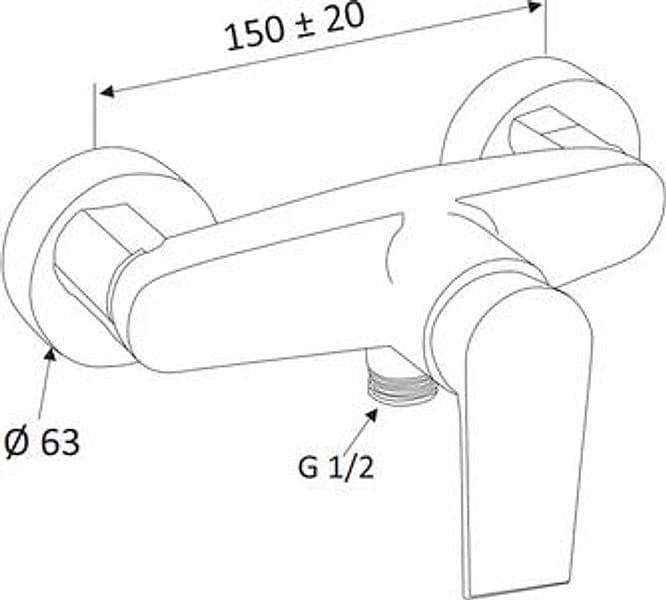 Monocomando Esterno Doccia Senza Accessori Linea Artic- Bianco Opaco- Maria- Pezzi 1 in Rubinetti per doccia BricoGo - Marano di Napoli, commercioVirtuoso.it
