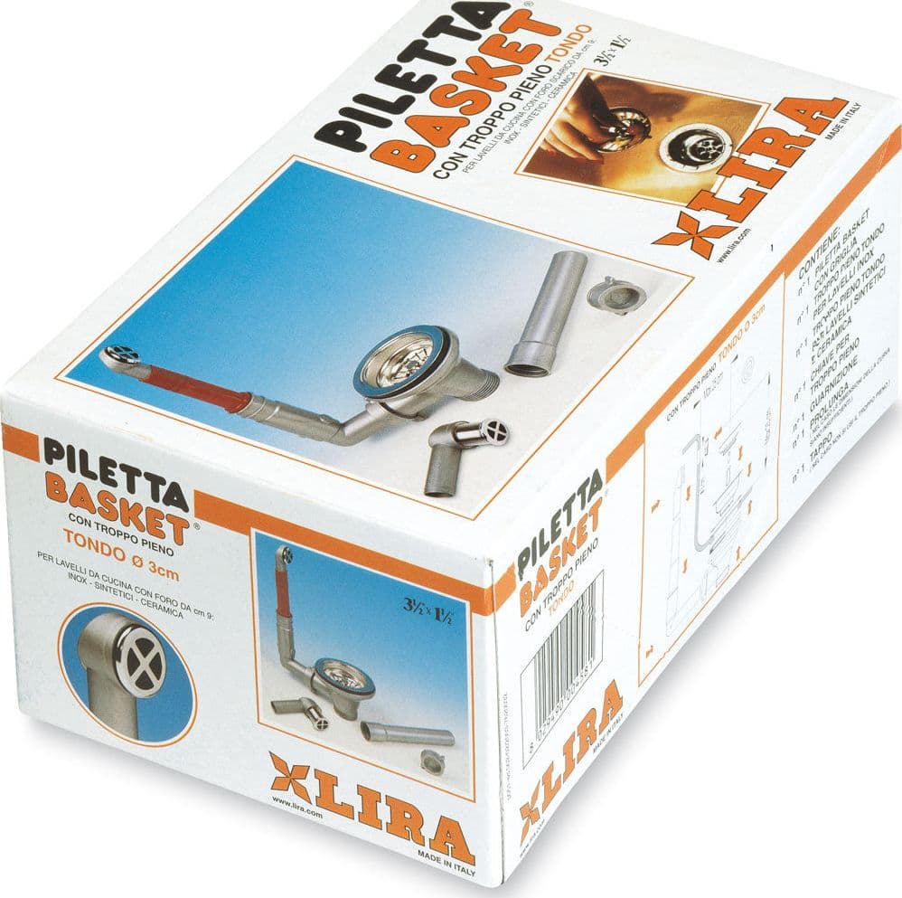 Piletta Basket Per Lavelli Ctp Tondo Dm.90 - 11/2 - 1 Pezzi - Lira in Tappi BricoGo - Marano di Napoli, commercioVirtuoso.it