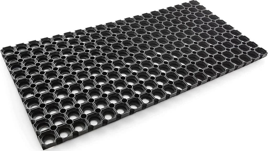 Zerbino Compos In Gomma Antiscivolo Colore Nero Misura 40 X 60 Cm in Zerbini BricoGo - Marano di Napoli, commercioVirtuoso.it