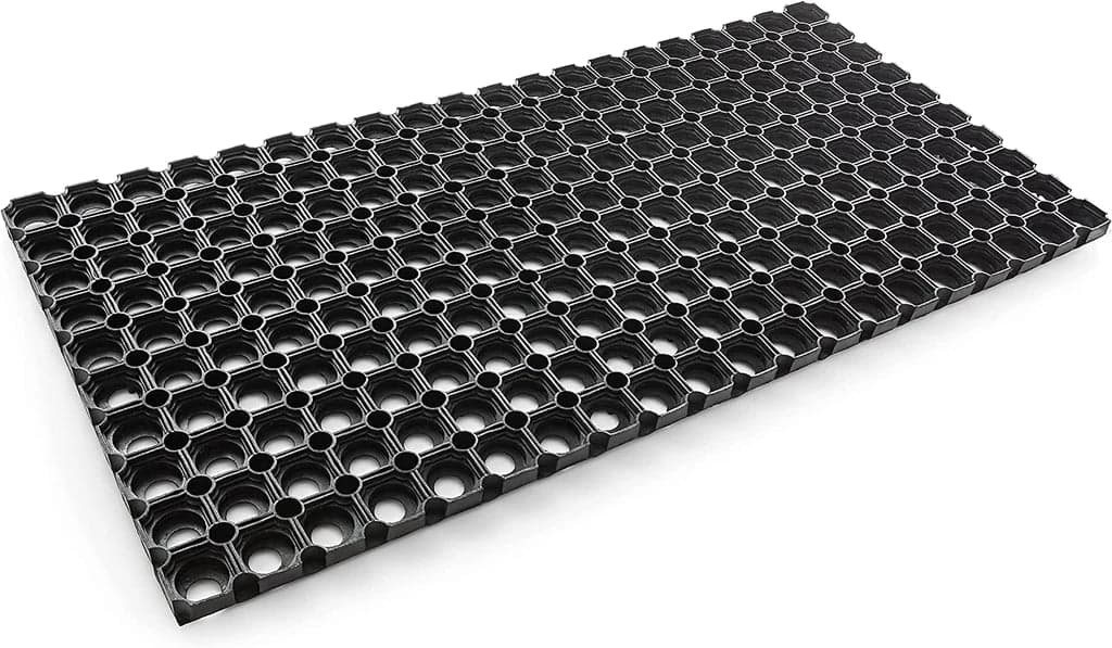 Zerbino Compos In Gomma Antiscivolo Colore Nero Misura 40 X 60 Cm in Zerbini BricoGo - Marano di Napoli, commercioVirtuoso.it