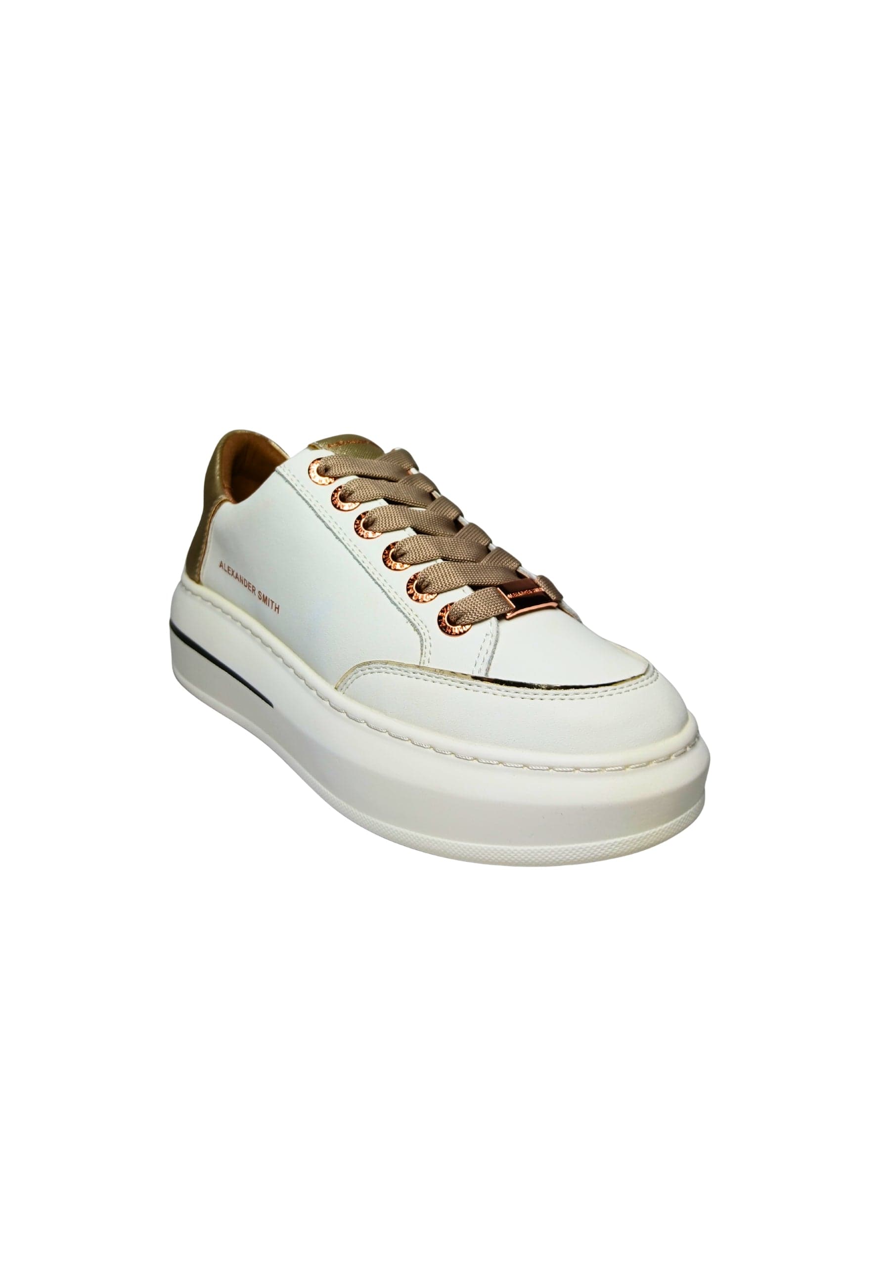 ALEXANDER SMITH Scarpe Donna Alexander Smith Lancaster Woman White Gold da donna in Sneaker casual Drestige - Casamassima, commercioVirtuoso.it