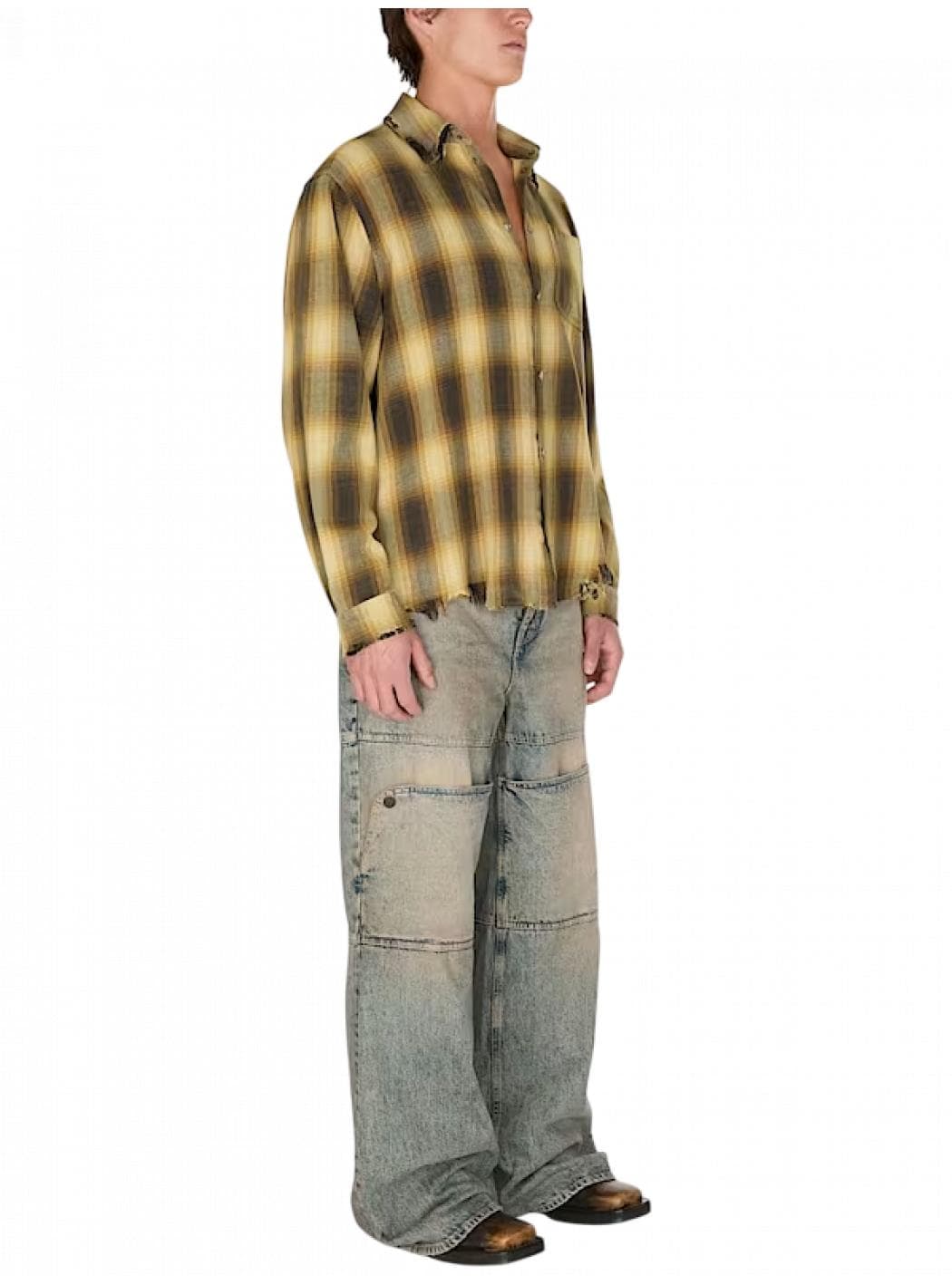 GUESS USA GUSA Flannel Shirt da uomo in Camicie casual Drestige - Casamassima, commercioVirtuoso.it