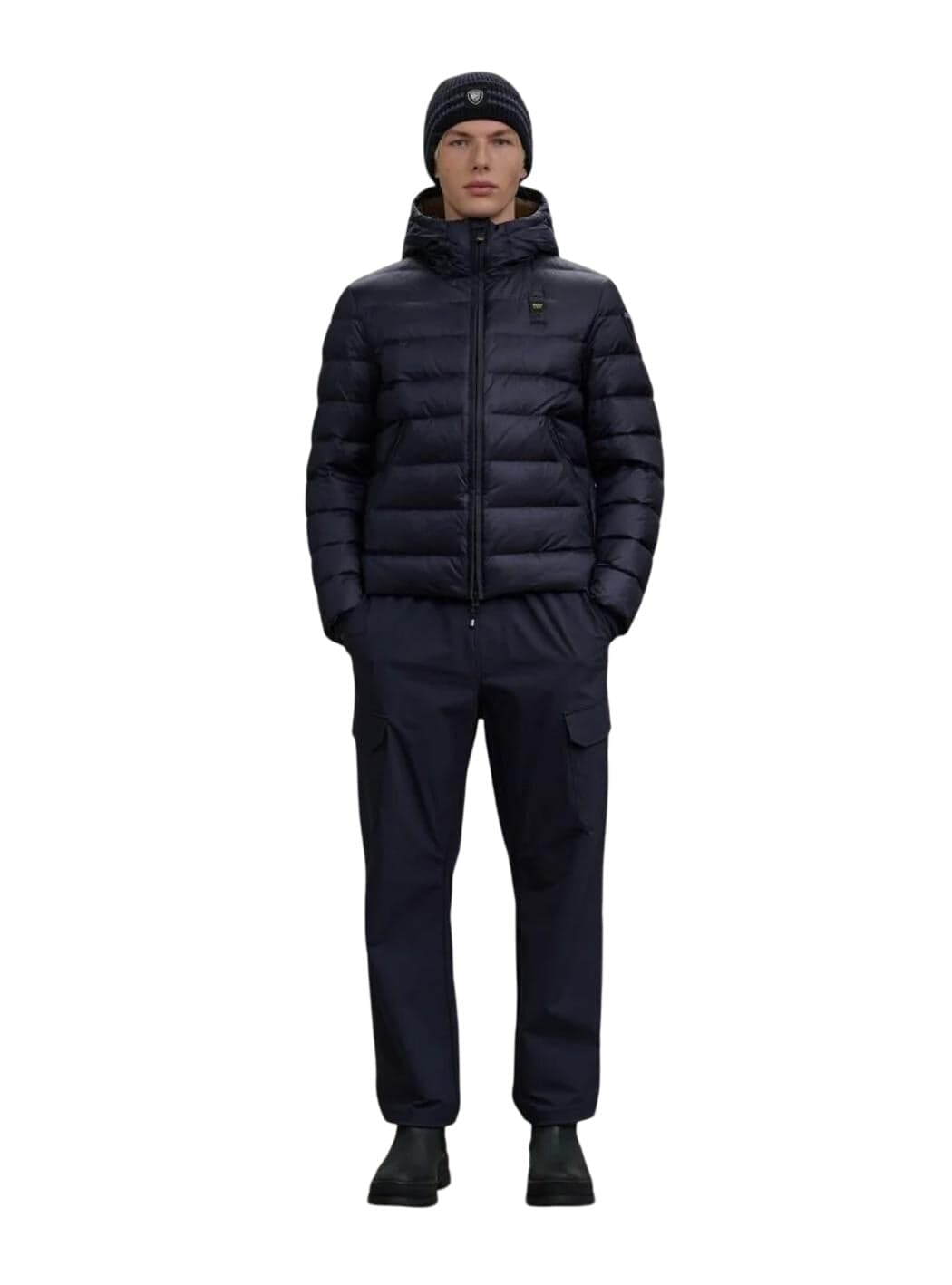 Blauer - Giubbino Acton Blu 25WBLUC03086 da uomo in Giacche Drestige - Casamassima, commercioVirtuoso.it