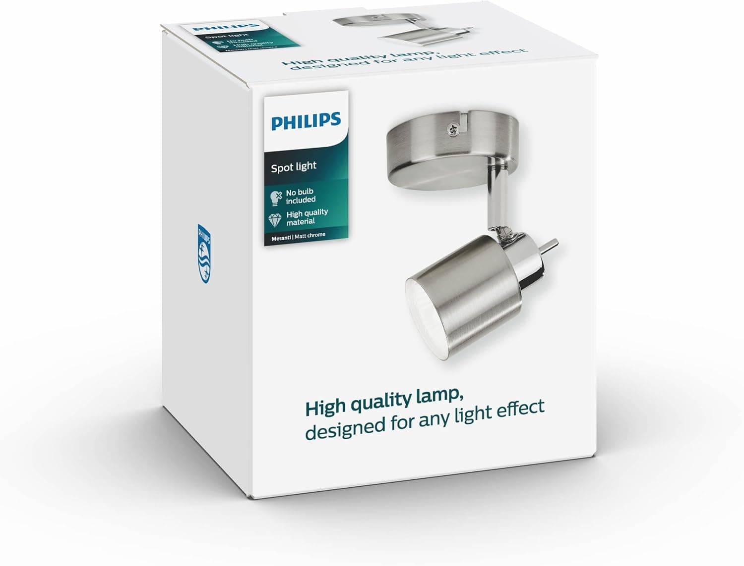 Philips Spot Meranti Faretto Singolo Nickel In Metallo Cromato Opaco 5031017E7 in Faretti da soffitto BricoGo - Marano di Napoli, commercioVirtuoso.it