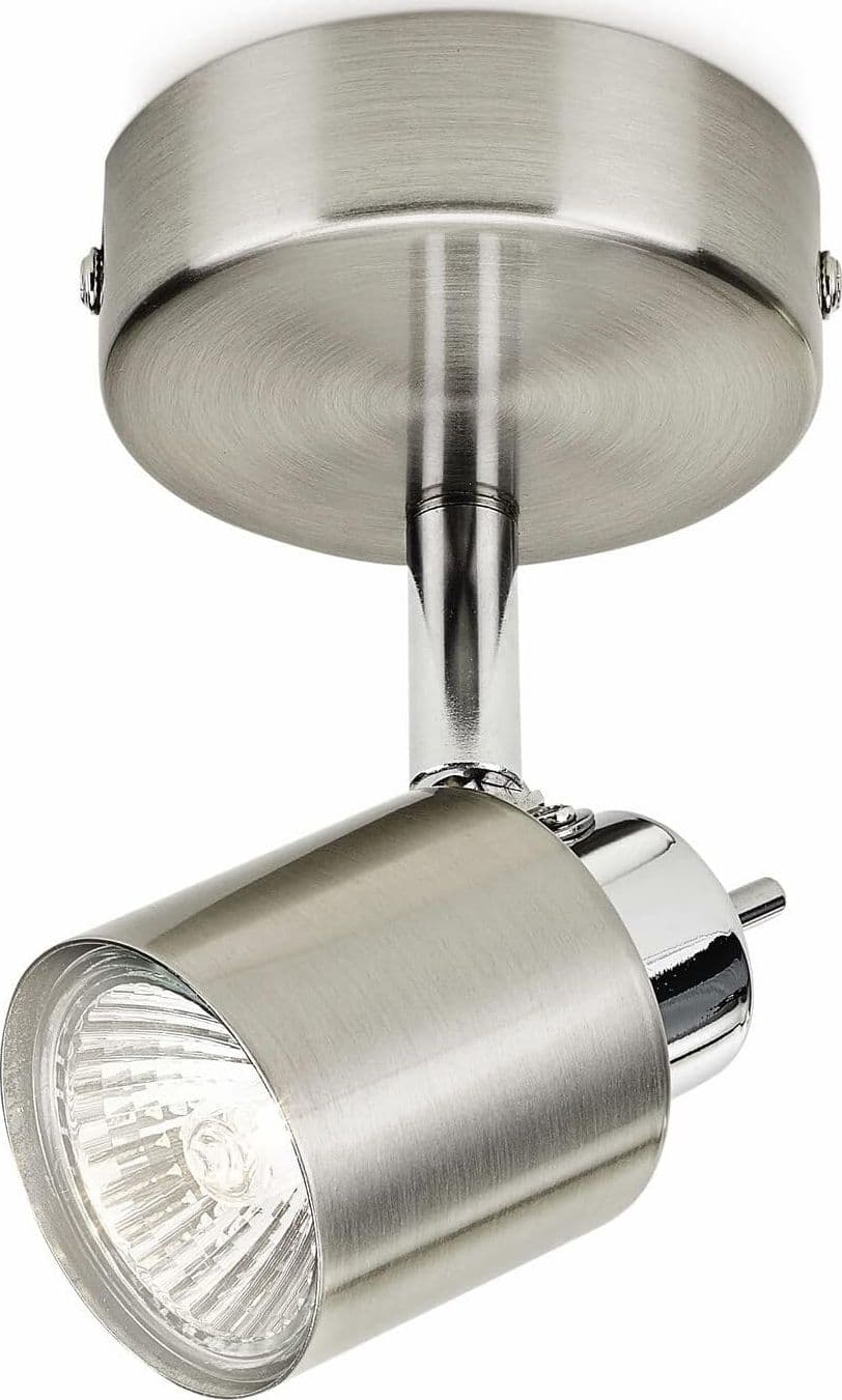 Philips Spot Meranti Faretto Singolo Nickel In Metallo Cromato Opaco 5031017E7 in Faretti da soffitto BricoGo - Marano di Napoli, commercioVirtuoso.it