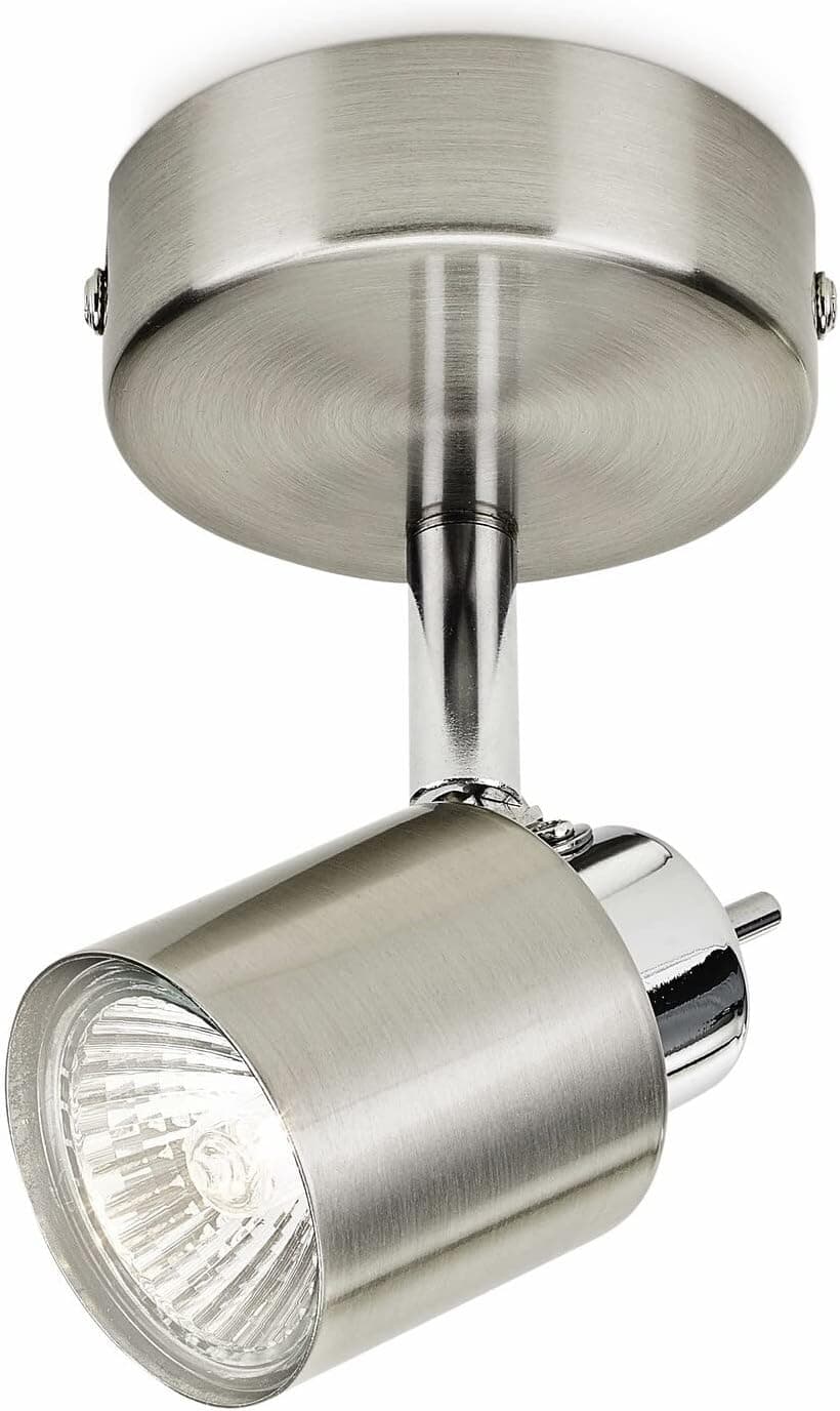 Philips Spot Meranti Faretto Singolo Nickel In Metallo Cromato Opaco 5031017E7 in Faretti da soffitto BricoGo - Marano di Napoli, commercioVirtuoso.it