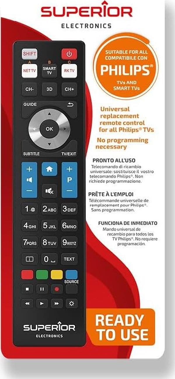Telecomando Compatibile Per Tv Per Philips - Superior in Telecomandi BricoGo - Marano di Napoli, commercioVirtuoso.it