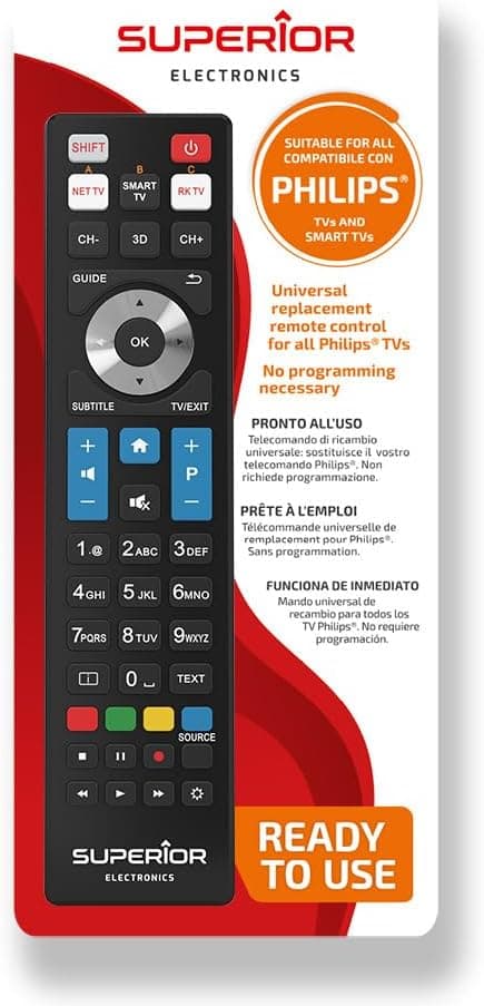 Telecomando Compatibile Per Tv Per Philips - Superior in Telecomandi BricoGo - Marano di Napoli, commercioVirtuoso.it