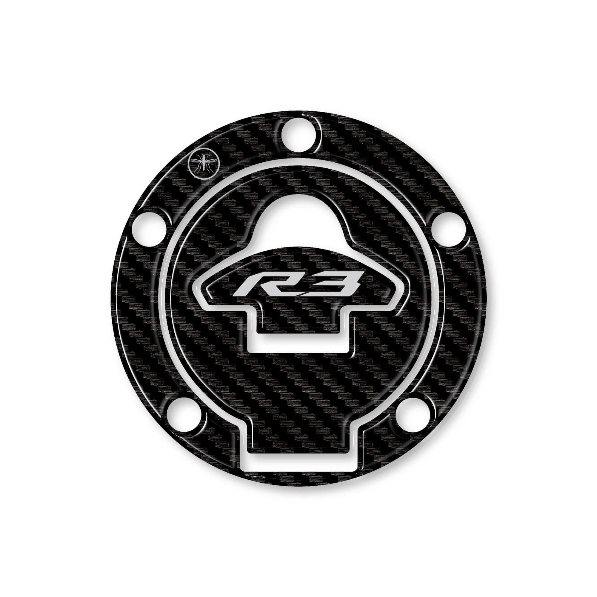 Protezione tappo serbatoio compatibile con Yamaha YZF R3 2015-2025
