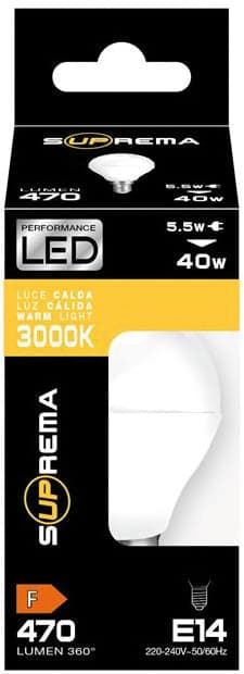 Suprema Lampada A Led Sferetta E14 Luce Fredda 6,5 W - 806 Lumen 3.00 Pz in Lampadine a LED BricoGo - Marano di Napoli, commercioVirtuoso.it