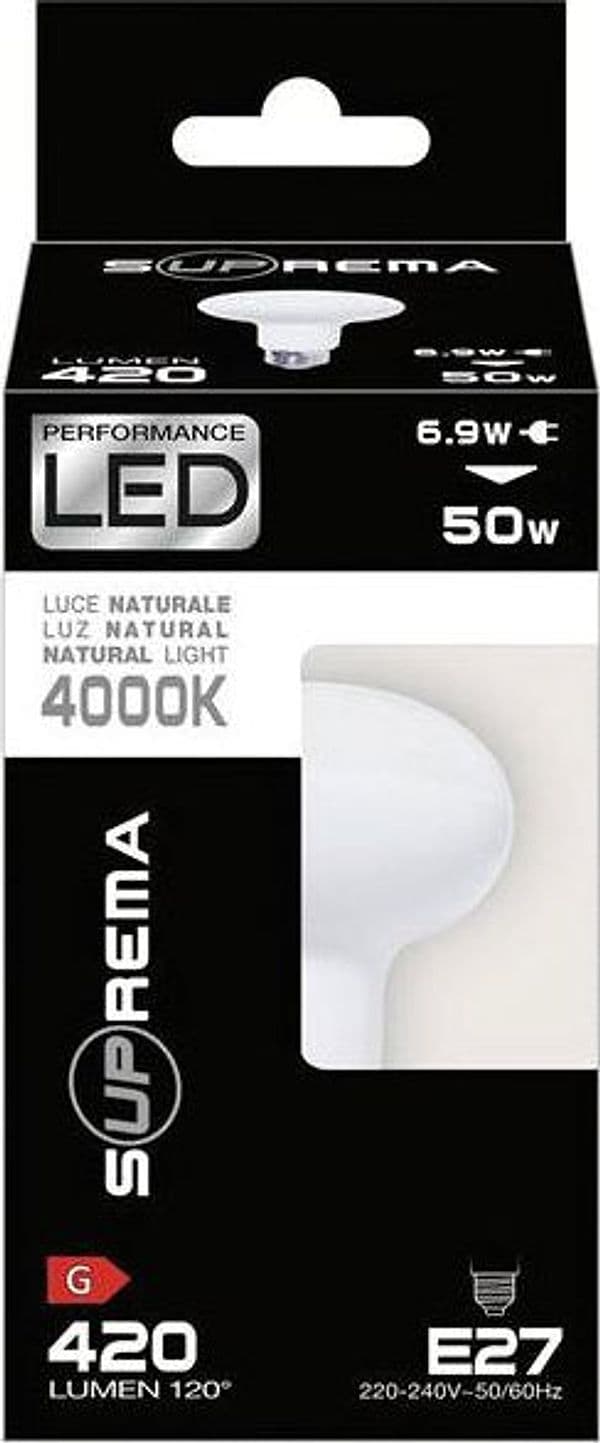 Suprema Lampada A Led R63 E27 Luce Naturale 7,1 W - 630 Lumen 12.00 Pz in Lampadine a LED BricoGo - Marano di Napoli, commercioVirtuoso.it