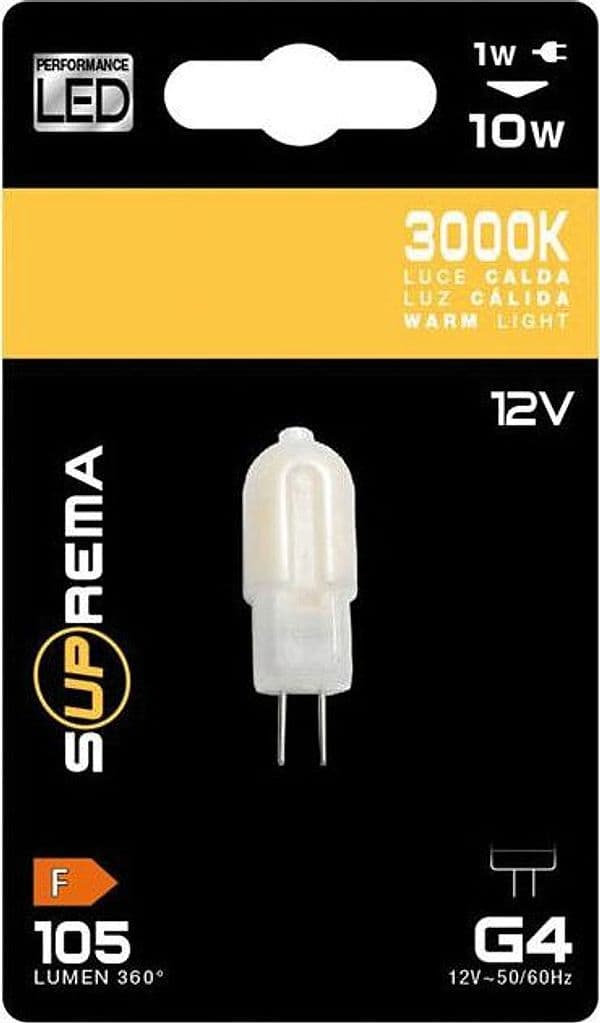 Suprema Lampada Led G4 ,Luce Calda 1,5 W - 140 Lumen 12.00 Pz in Lampadine a LED BricoGo - Marano di Napoli, commercioVirtuoso.it