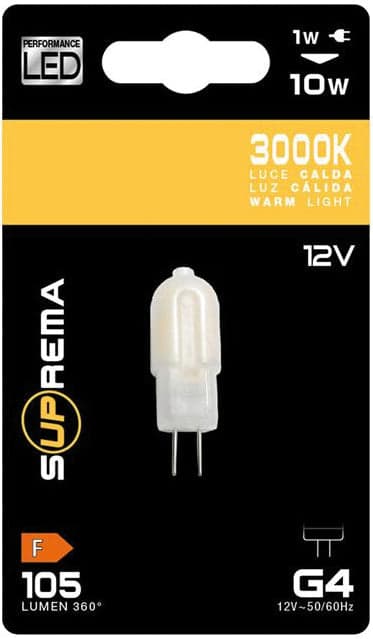 Suprema Lampada Led G4 ,Luce Calda 1,5 W - 140 Lumen 12.00 Pz in Lampadine a LED BricoGo - Marano di Napoli, commercioVirtuoso.it