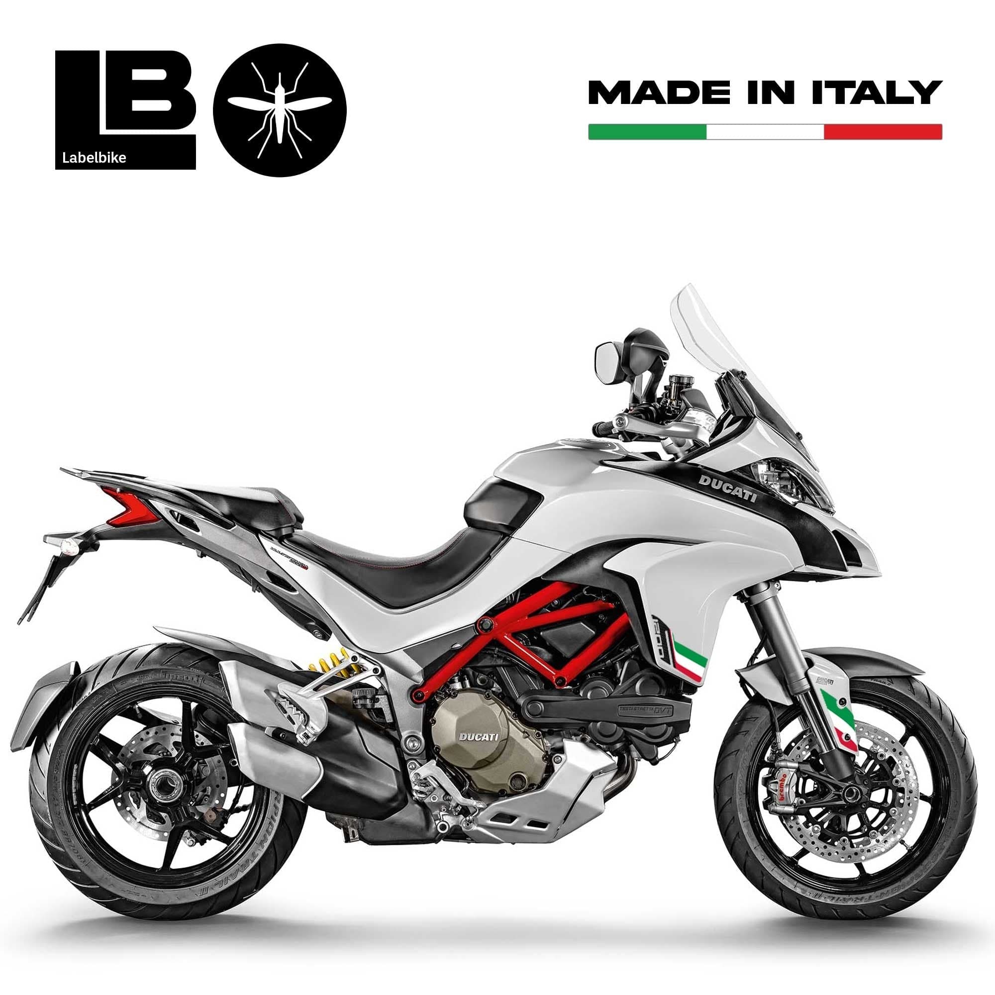 Kit Adesivi Gel 3D Protezioni Italia per Moto Ducati Multistrada 1200 dal 2015 in Decalcomanie adesivi e magneti LabelBike - Bibbiano, commercioVirtuoso.it