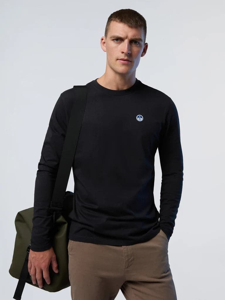 North Sails T-shirt uomo manica lunga in T-shirt Broadway Red - Barletta, commercioVirtuoso.it