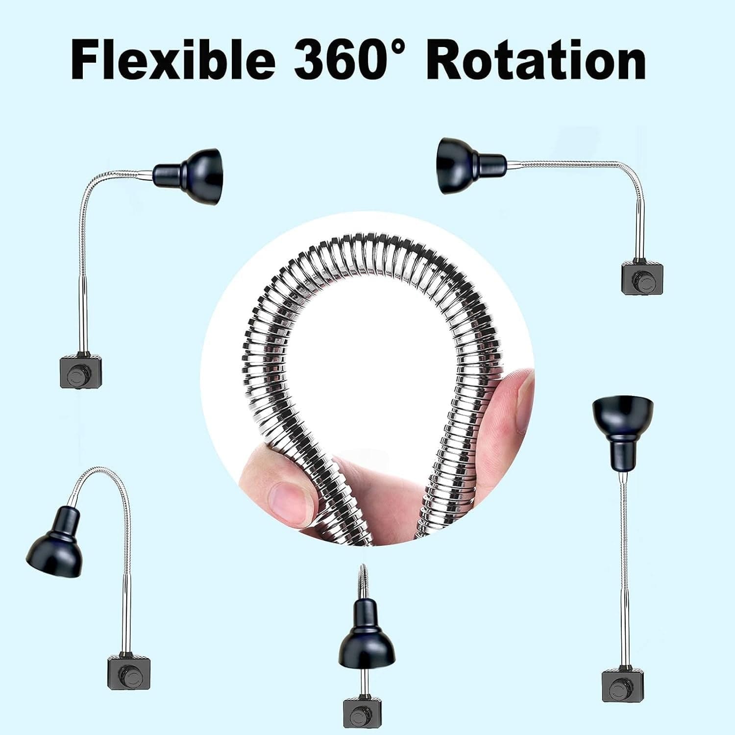 Lampada riscaldante per rettili per acquario con lampadine da 25 W + 50 W in Lampade riscaldanti CL Store - Battipaglia, commercioVirtuoso.it