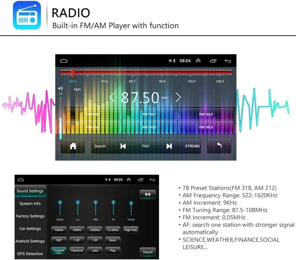 Autoradio Bluetooth 2 Din Airplay Android 8.1 Per Skoda V/W Passat B6 Polo Golf in Autoradio CL Store - Battipaglia, commercioVirtuoso.it
