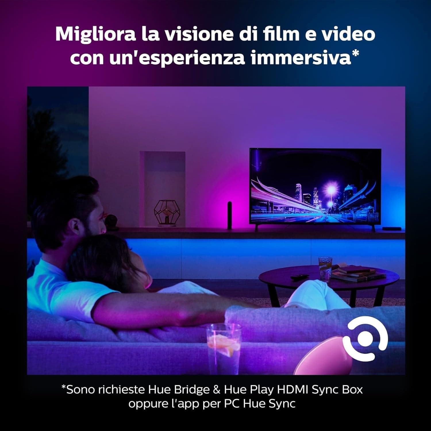 Philips Hue White & Color Ambiance Strisce LED Plus V4 base da 2 m dimmerabile in Nastri LED CL Store - Battipaglia, commercioVirtuoso.it