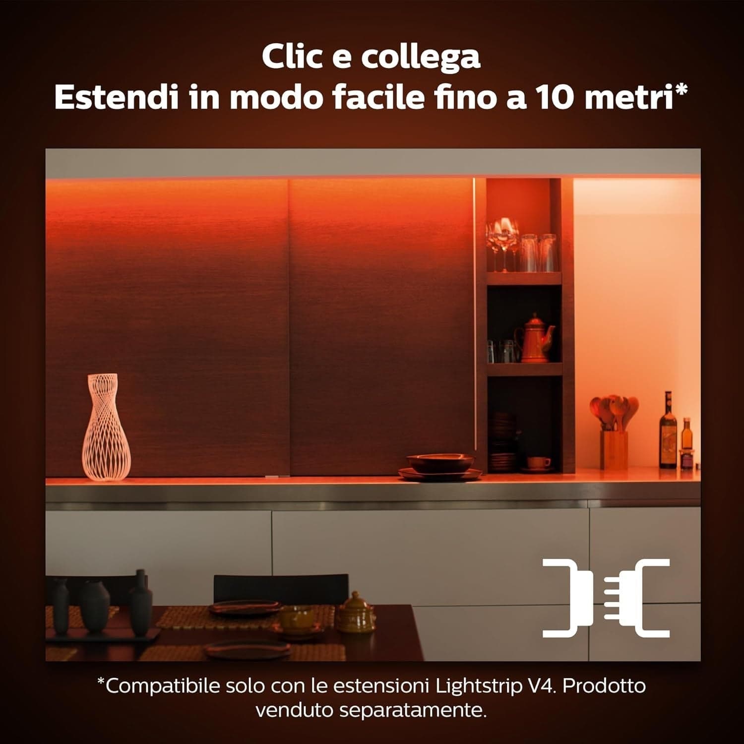 Philips Hue White & Color Ambiance Strisce LED Plus V4 base da 2 m dimmerabile in Nastri LED CL Store - Battipaglia, commercioVirtuoso.it