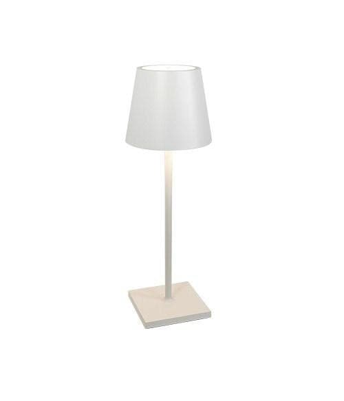 Lampada da tavolo ricaricabile bianca per interni/esterni realizzata dimmerabile in Lampade da tavolo e abat-jour CL Store - Battipaglia, commercioVirtuoso.it