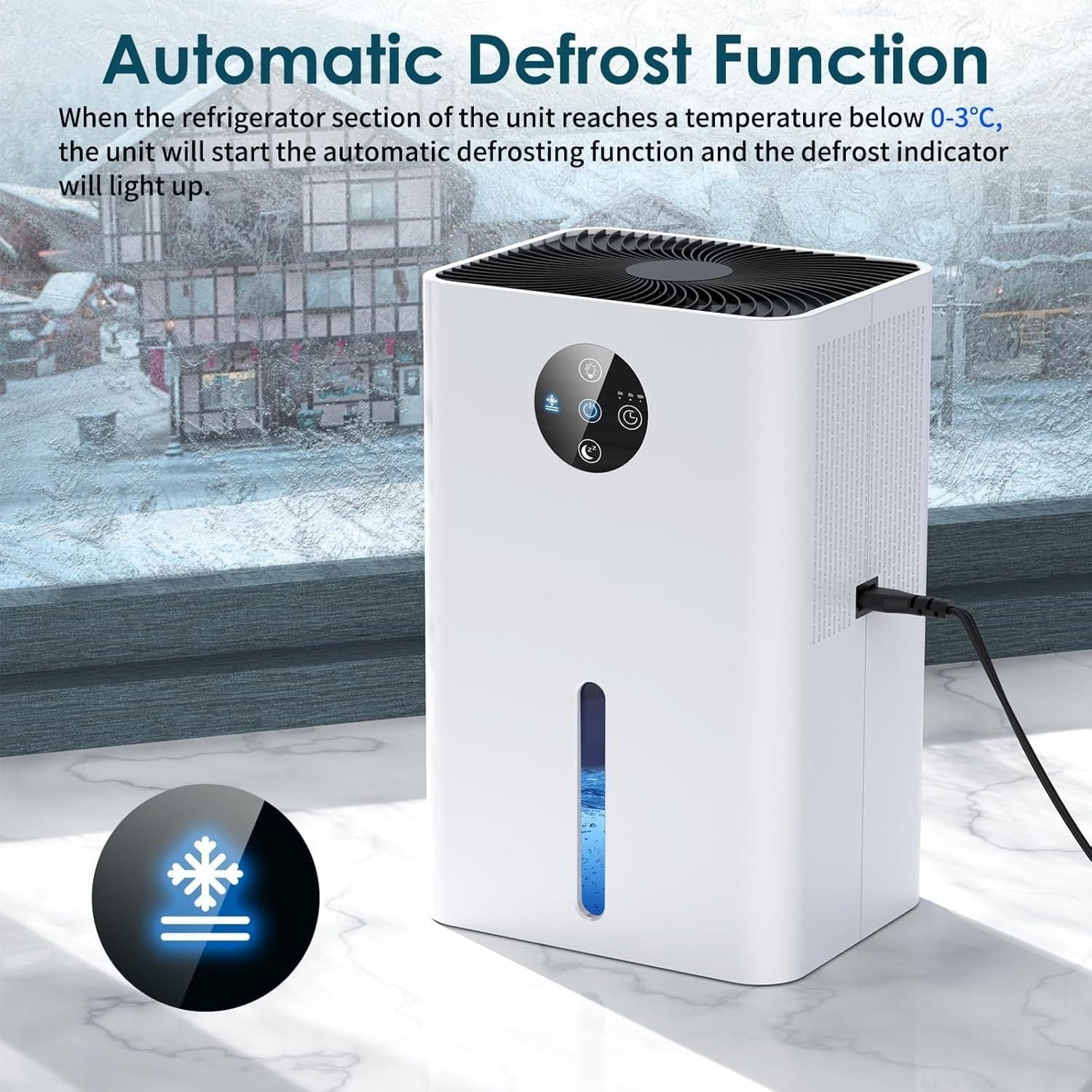 Deumidificatore elettrico 1,8L portatile ultra silenzioso sbrinamento automatico in Deumidificatori CL Store - Battipaglia, commercioVirtuoso.it