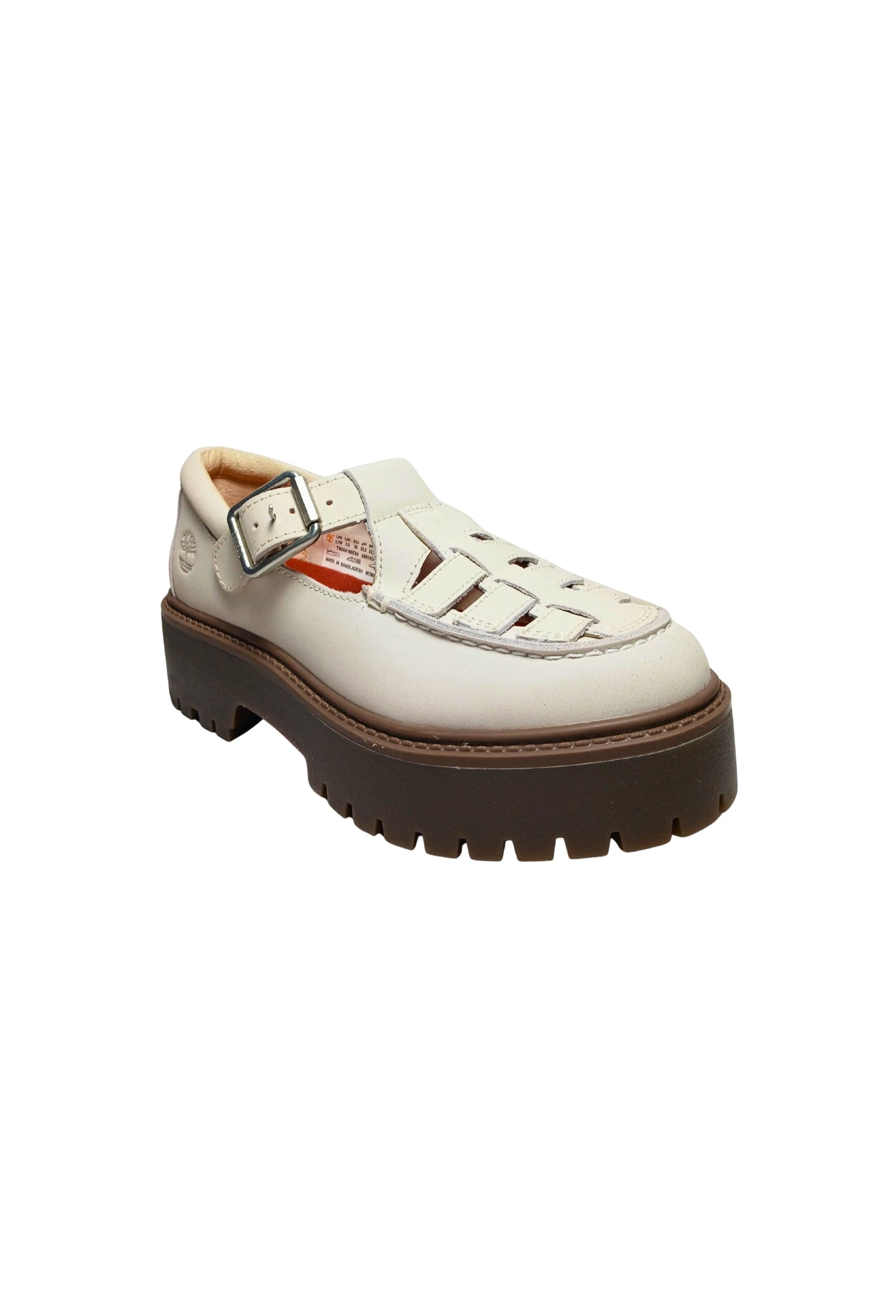 TIMBERLAND Scarpe Donna Timberland Stone Street Buckle Shoe Natural Nubuck da donna in Scarpe da barca Drestige - Casamassima, commercioVirtuoso.it