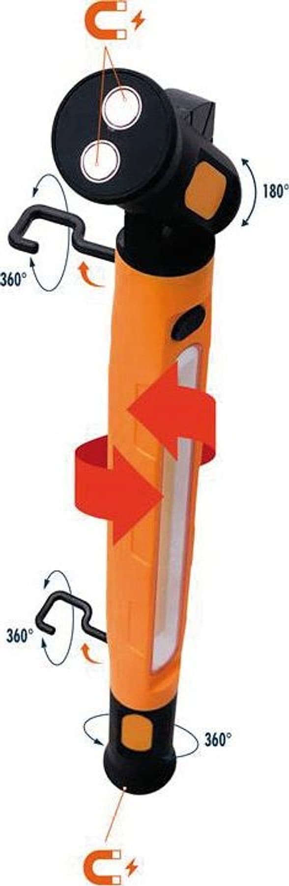 Luxen Torcia Da Lavoro Ricaricabile Con Magnete E Powerbank,16 W, 1000 Lumen, 3 Modalitãe Di Luce in Torce elettriche portatili (standard) BricoGo - Marano di Napoli, commercioVirtuoso.it