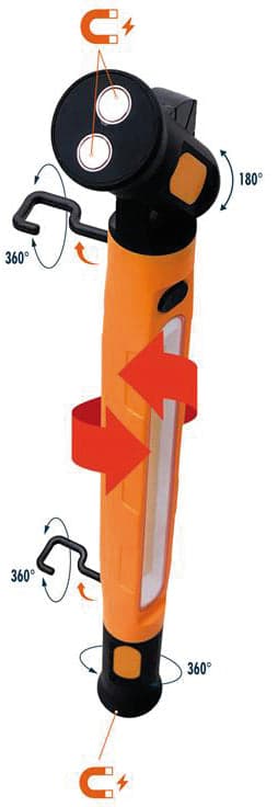Luxen Torcia Da Lavoro Ricaricabile Con Magnete E Powerbank,16 W, 1000 Lumen, 3 Modalitãe Di Luce in Torce elettriche portatili (standard) BricoGo - Marano di Napoli, commercioVirtuoso.it