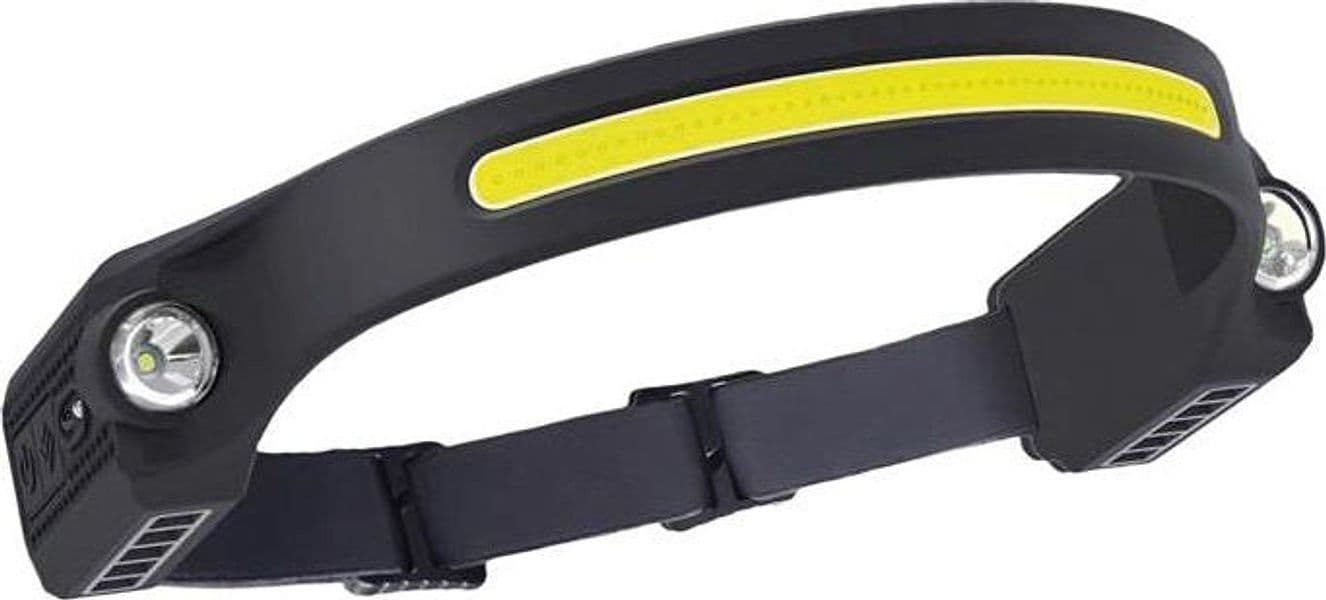 Torcia da Testa Ricaricabile in Silicone con Sensore 6 W 300 Lumen 7
